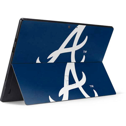 MLB Atlanta Braves - Solid Distressed Surface Pro 7 Skin