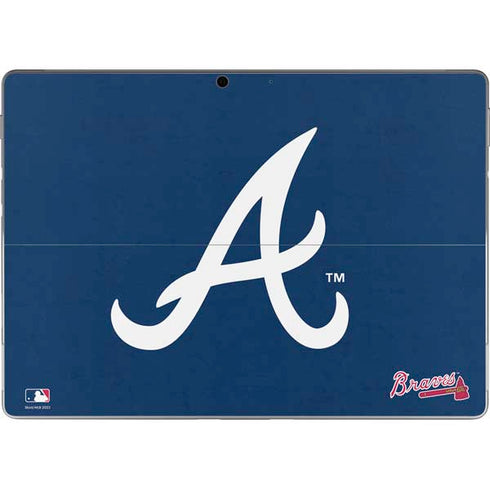 MLB Atlanta Braves - Solid Distressed Surface Pro 8 Skin
