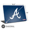 MLB Atlanta Braves - Solid Distressed Universal Laptop 13in (10.6 x 7.6in) Skin
