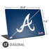MLB Atlanta Braves - Solid Distressed Universal Laptop 13in (10.6 x 7.6in) Skin