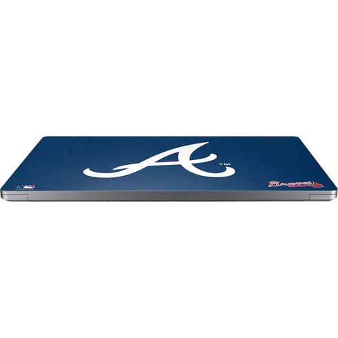 MLB Atlanta Braves - Solid Distressed Universal Laptop 16in (13 x 9.4in) Skin