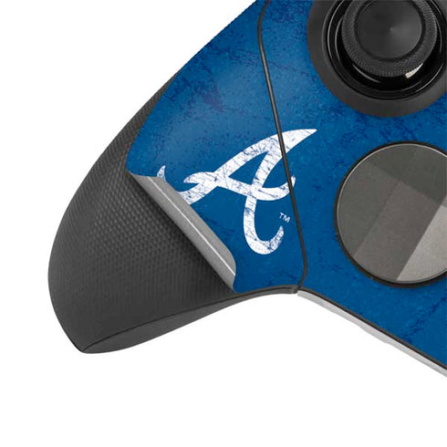 MLB Atlanta Braves - Solid Distressed Xbox Elite Wireless Controller Series 2 Skin