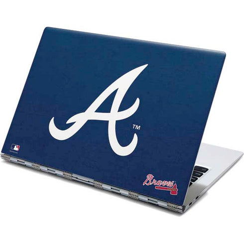 MLB Atlanta Braves - Solid Distressed Yoga 910 2-in-1 14in Touch-Screen Skin