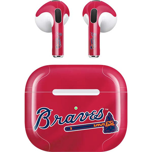 MLB Atlanta Braves Alternate/Away Jersey Apple AirPods (3rd Gen 2021) Skin