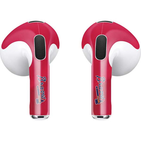 MLB Atlanta Braves Alternate/Away Jersey Apple AirPods (3rd Gen 2021) Skin