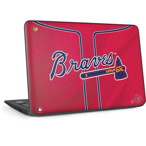 MLB Atlanta Braves Alternate/Away Jersey HP Chromebook Skin