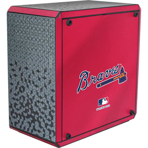 MLB Atlanta Braves Alternate/Away Jersey Cooler Master MasterBox Q300L Mini Tower Skin