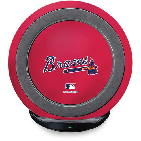 MLB Atlanta Braves Alternate/Away Jersey Fast Charge Wireless Charging Stand Skin