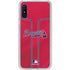 MLB Atlanta Braves Alternate/Away Jersey Galaxy A10e Clear Case