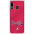 MLB Atlanta Braves Alternate/Away Jersey Galaxy A20 Clear Case