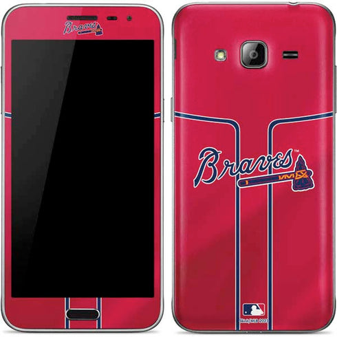 MLB Atlanta Braves Alternate/Away Jersey Galaxy J3 Skin