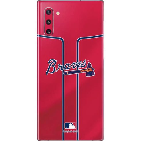 MLB Atlanta Braves Alternate/Away Jersey Galaxy Note 10 Skin