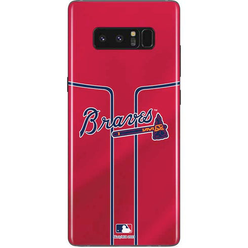 MLB Atlanta Braves Alternate/Away Jersey Galaxy Note 8 Skin