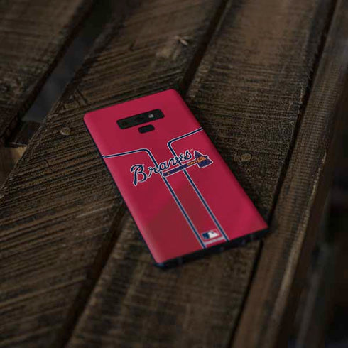 MLB Atlanta Braves Alternate/Away Jersey Galaxy Note 9 Skin