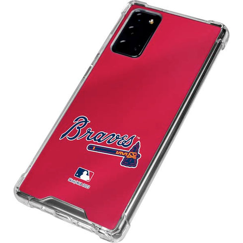 MLB Atlanta Braves Alternate/Away Jersey Galaxy Note20 5G Clear Case