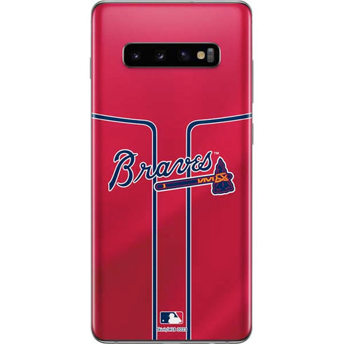 MLB Atlanta Braves Alternate/Away Jersey Galaxy S10 Plus Skin