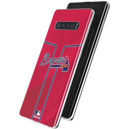 MLB Atlanta Braves Alternate/Away Jersey Galaxy S10 Plus Skin