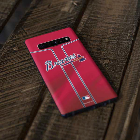 MLB Atlanta Braves Alternate/Away Jersey Galaxy S10 Skin