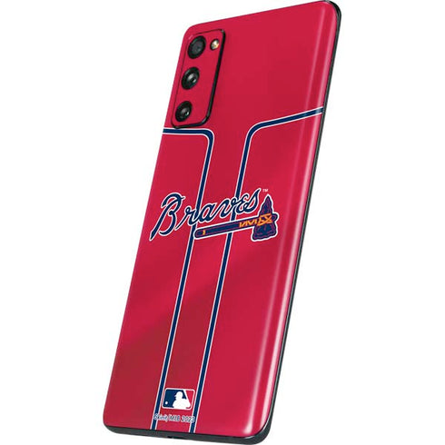 MLB Atlanta Braves Alternate/Away Jersey Galaxy S20 Fan Edition Skin