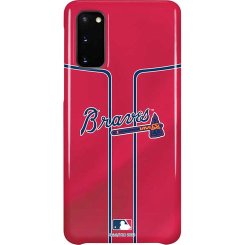 MLB Atlanta Braves Alternate/Away Jersey Galaxy S20 Lite Case