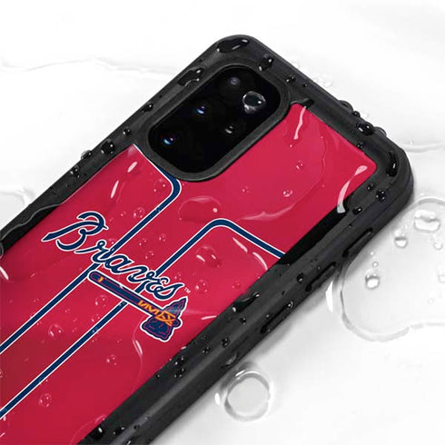 MLB Atlanta Braves Alternate/Away Jersey Galaxy S20 Plus Waterproof Case
