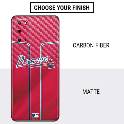 MLB Atlanta Braves Alternate/Away Jersey Galaxy S20 Skin