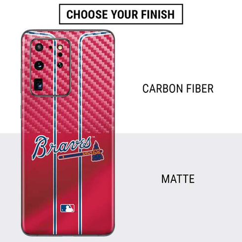 MLB Atlanta Braves Alternate/Away Jersey Galaxy S20 Ultra 5G Skin