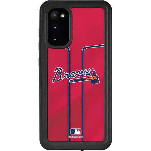 MLB Atlanta Braves Alternate/Away Jersey Galaxy S20 Waterproof Case