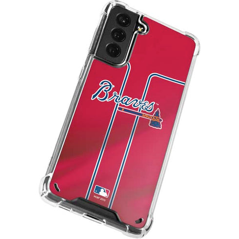 MLB Atlanta Braves Alternate/Away Jersey Galaxy S21 5G Clear Case