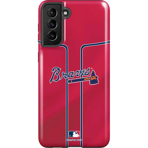 MLB Atlanta Braves Alternate/Away Jersey Galaxy S21 Plus 5G Pro Case