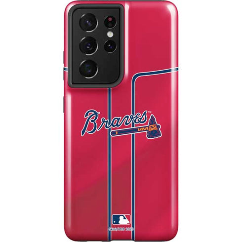 MLB Atlanta Braves Alternate/Away Jersey Galaxy S21 Ultra 5G Pro Case