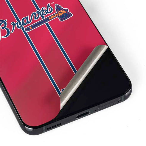 MLB Atlanta Braves Alternate/Away Jersey Galaxy S22 Plus Skin
