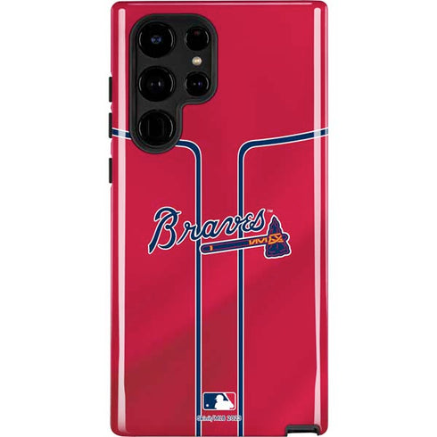 MLB Atlanta Braves Alternate/Away Jersey Galaxy S22 Ultra Pro Case