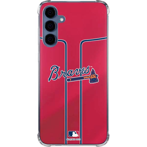 MLB Atlanta Braves Alternate/Away Jersey Galaxy S24 Clear Case