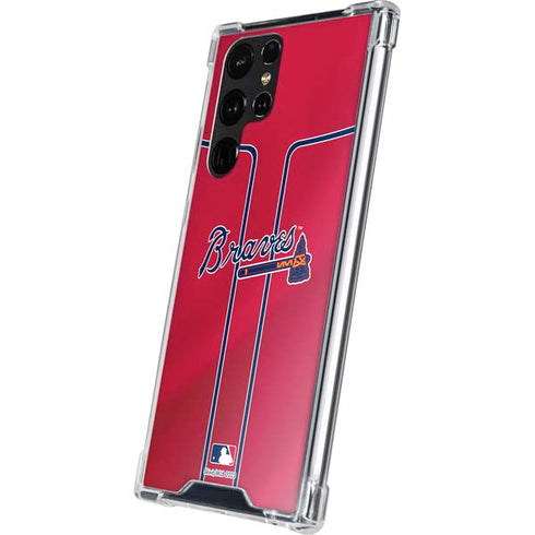 MLB Atlanta Braves Alternate/Away Jersey Galaxy S24 Ultra Clear Case