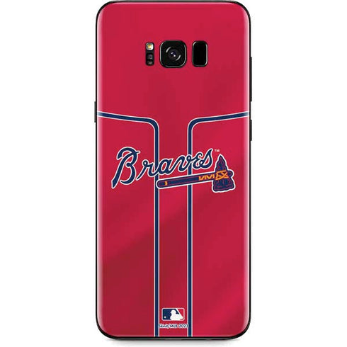 MLB Atlanta Braves Alternate/Away Jersey Galaxy S8 Plus Skin