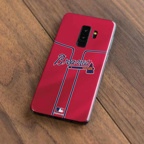 MLB Atlanta Braves Alternate/Away Jersey Galaxy S9 Plus Skin
