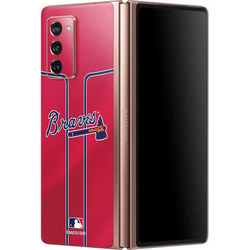 MLB Atlanta Braves Alternate/Away Jersey Galaxy Z Fold2 5G Skin