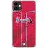 MLB Atlanta Braves Alternate/Away Jersey iPhone 11 Clear Case