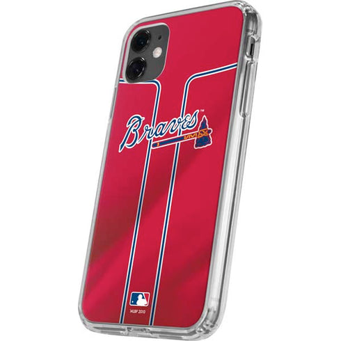 MLB Atlanta Braves Alternate/Away Jersey iPhone 11 Clear Case