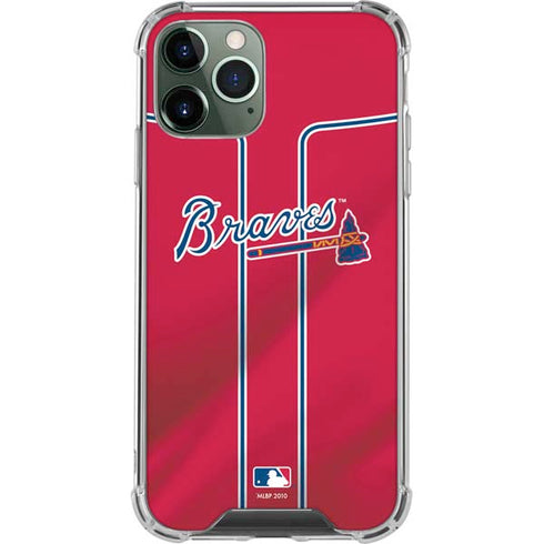 MLB Atlanta Braves Alternate/Away Jersey iPhone 11 Pro Max Clear Case