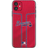 MLB Atlanta Braves Alternate/Away Jersey iPhone 11 Skin