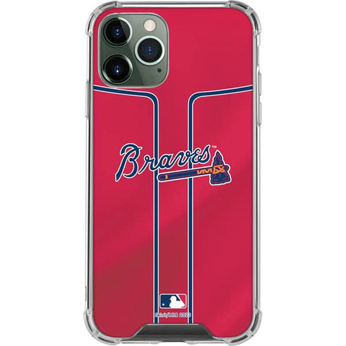 MLB Atlanta Braves Alternate/Away Jersey iPhone 12 Pro Clear Case