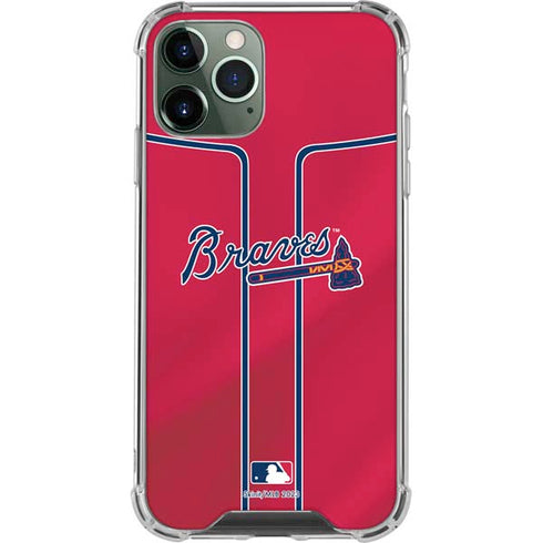 MLB Atlanta Braves Alternate/Away Jersey iPhone 12 Pro Max Clear Case