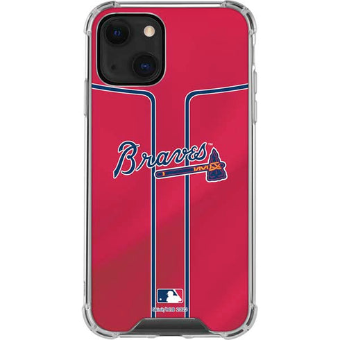 MLB Atlanta Braves Alternate/Away Jersey iPhone 14 Clear Case
