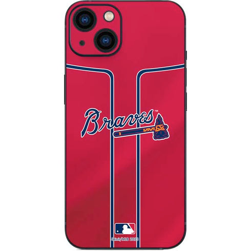 MLB Atlanta Braves Alternate/Away Jersey iPhone 15 Plus Skin