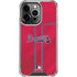 MLB Atlanta Braves Alternate/Away Jersey iPhone 14 Pro Clear Case