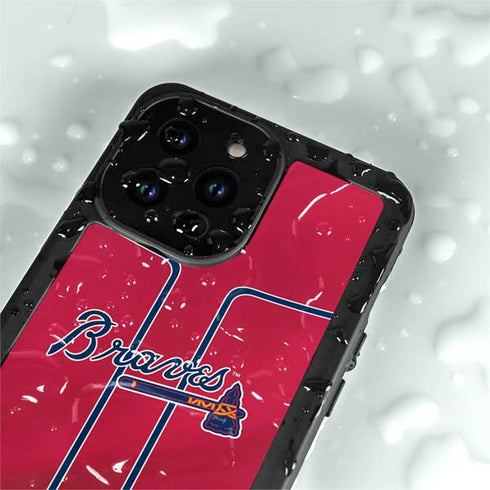 MLB Atlanta Braves Alternate/Away Jersey iPhone 14 Pro Max Waterproof Case
