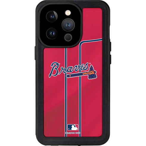 MLB Atlanta Braves Alternate/Away Jersey iPhone 14 Pro Waterproof Case