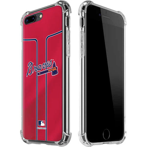 MLB Atlanta Braves Alternate/Away Jersey iPhone 7/8 Plus Clear Case